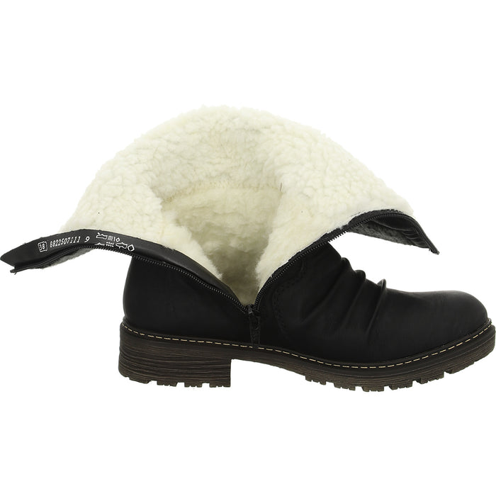 Rieker Schlupf-/Reißverschlußstiefelette Warmfutter bis 35mm Absatz (casual) - SchuhEggers.de