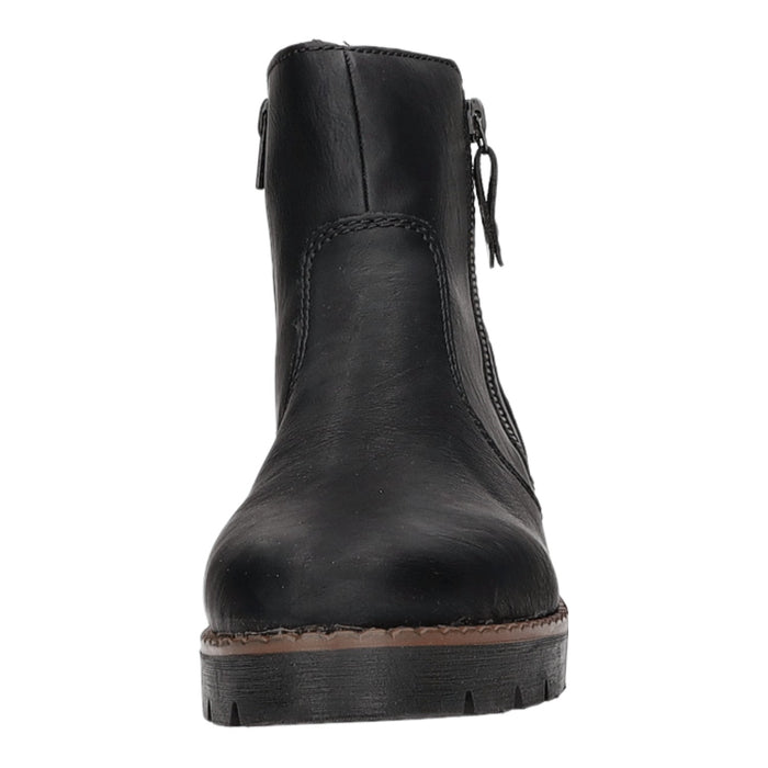 Rieker Schlupf-/Reißverschlußstiefelette Warmfutter bis 35mm Absatz (casual)