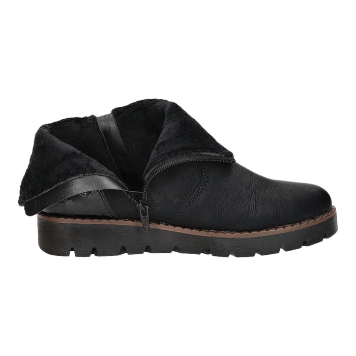 Rieker Schlupf-/Reißverschlußstiefelette Warmfutter bis 35mm Absatz (casual)