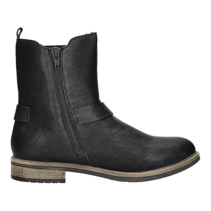 Rieker Schlupf-/Reißverschlußstiefelette Warmfutter bis 35mm Absatz (casual)