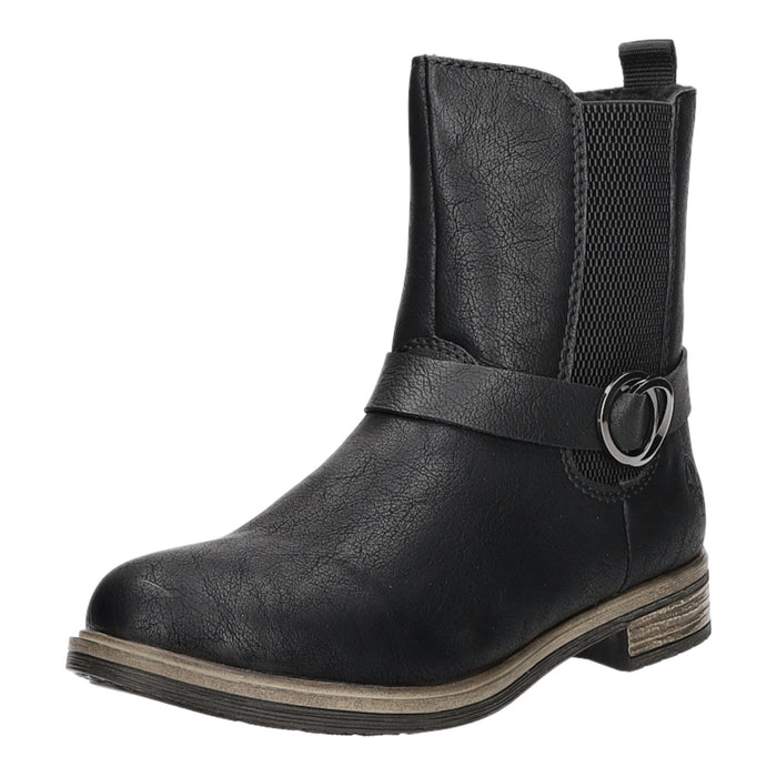 Rieker Schlupf-/Reißverschlußstiefelette Warmfutter bis 35mm Absatz (casual)