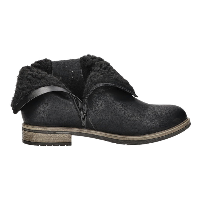 Rieker Schlupf-/Reißverschlußstiefelette Warmfutter bis 35mm Absatz (casual)