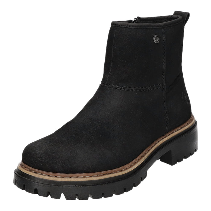 Rieker Schlupf-/Reißverschlußstiefelette Warmfutter bis 35mm Absatz (casual) - SchuhEggers.de