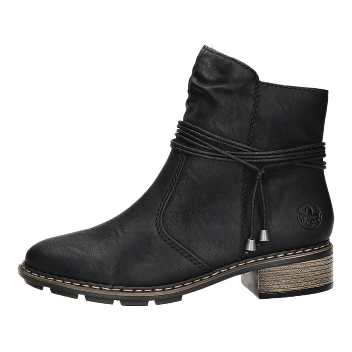 Rieker Schlupf-/Reißverschlußstiefelette Warmfutter bis 35mm Absatz (casual) - SchuhEggers.de