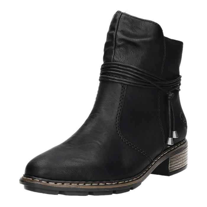 Rieker Schlupf-/Reißverschlußstiefelette Warmfutter bis 35mm Absatz (casual) - SchuhEggers.de