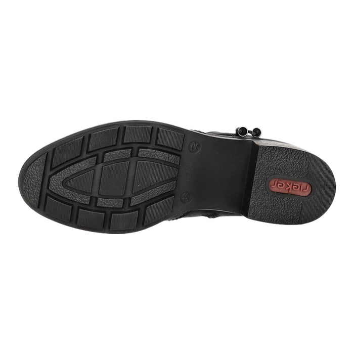 Rieker Schlupf-/Reißverschlußstiefelette Warmfutter bis 35mm Absatz (casual) - SchuhEggers.de