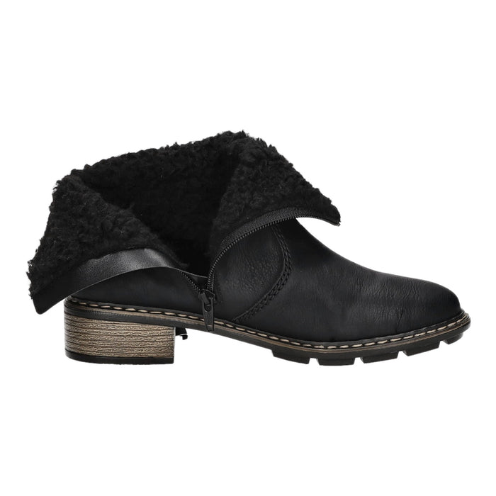 Rieker Schlupf-/Reißverschlußstiefelette Warmfutter bis 35mm Absatz (casual) - SchuhEggers.de