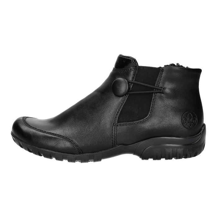 Rieker Schlupf-/Reißverschlußstiefelette Warmfutter bis 35mm Absatz (casual) - SchuhEggers.de
