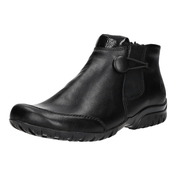 Rieker Schlupf-/Reißverschlußstiefelette Warmfutter bis 35mm Absatz (casual) - SchuhEggers.de