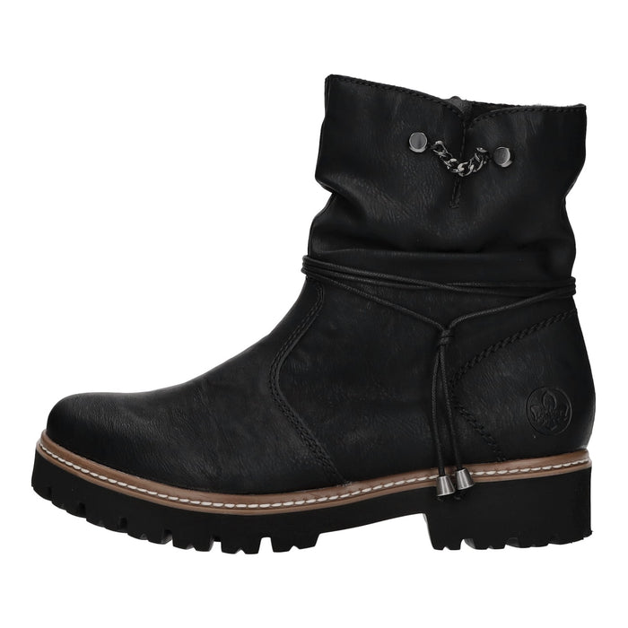 Rieker Schlupf-/Reißverschlußstiefelette Warmfutter bis 35mm Absatz (casual) - SchuhEggers.de