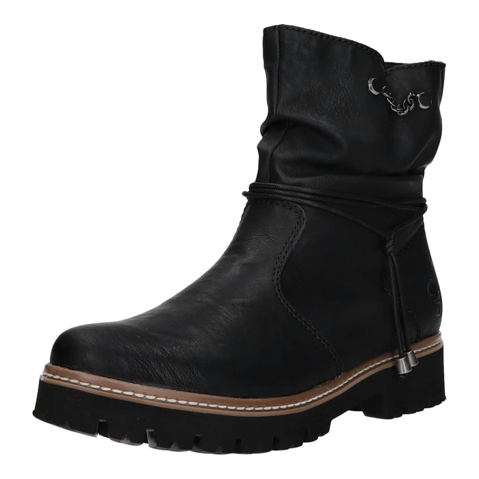 Rieker Schlupf-/Reißverschlußstiefelette Warmfutter bis 35mm Absatz (casual) - SchuhEggers.de