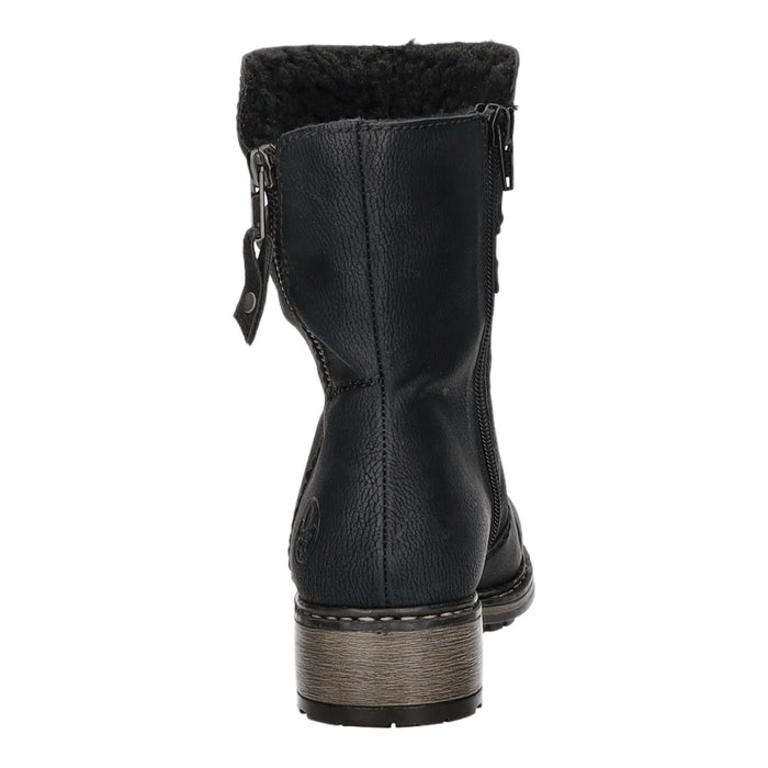 Rieker Schlupf-/Reißverschlußstiefelette Warmfutter bis 35mm Absatz (casual) - SchuhEggers.de