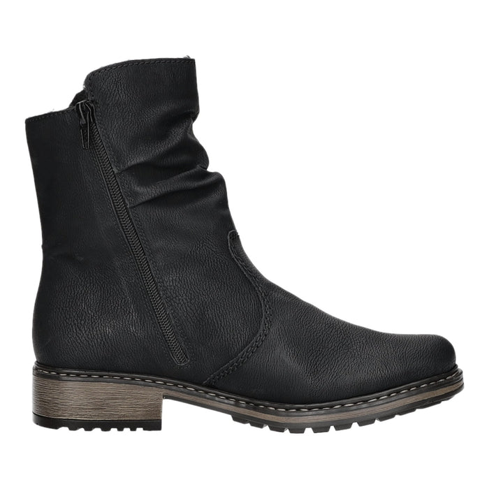 Rieker Schlupf-/Reißverschlußstiefelette Warmfutter bis 35mm Absatz (casual) - SchuhEggers.de