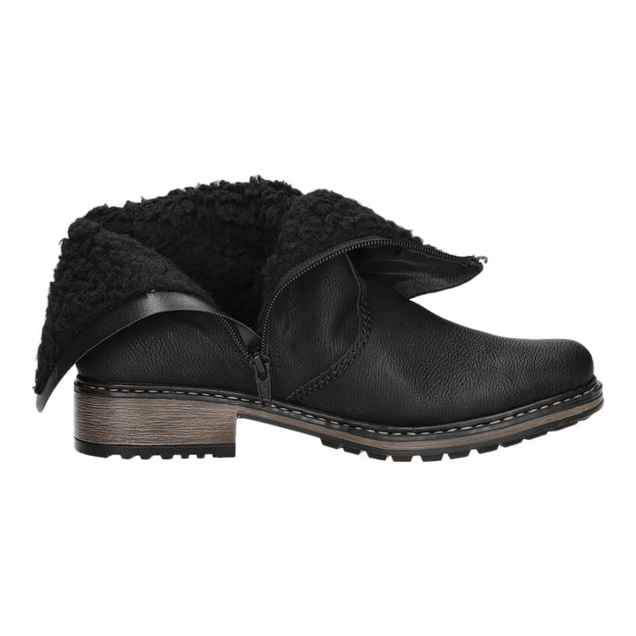 Rieker Schlupf-/Reißverschlußstiefelette Warmfutter bis 35mm Absatz (casual) - SchuhEggers.de