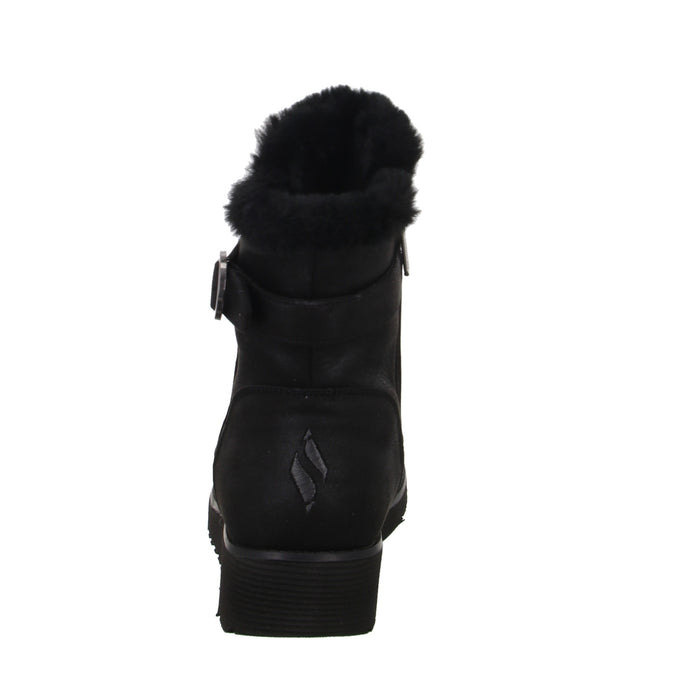 Skechers Schlupf-/Reißverschlußstiefelette Warmfutter bis 35mm Absatz (casual) Keepsakes Wedge-COMFY WINTER - SchuhEggers.de