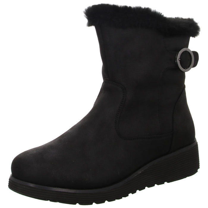 Skechers Schlupf-/Reißverschlußstiefelette Warmfutter bis 35mm Absatz (casual) Keepsakes Wedge-COMFY WINTER - SchuhEggers.de