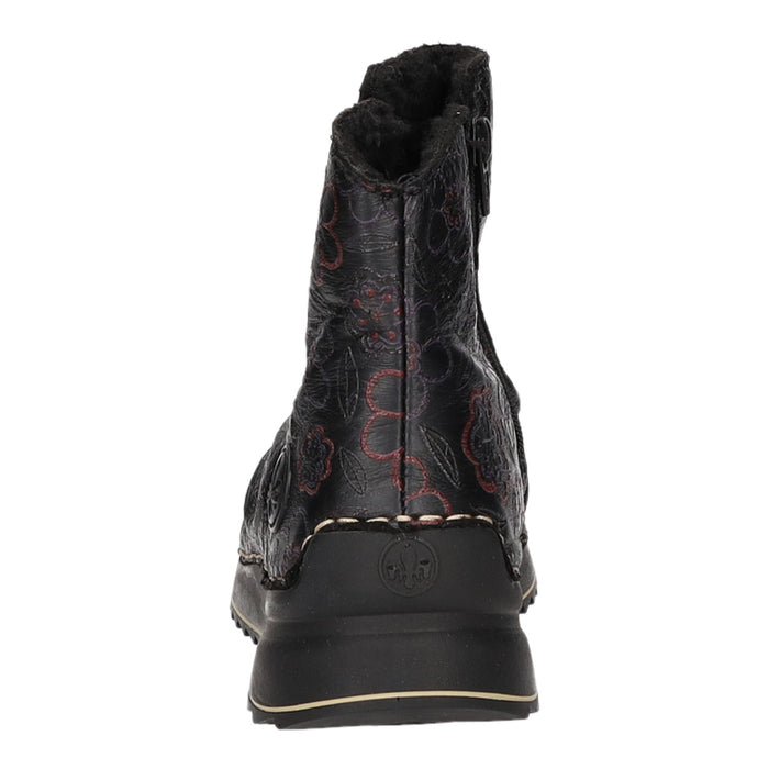 Rieker Schlupf-/Reißverschlußstiefelette Warmfutter bis 35mm Absatz (casual)