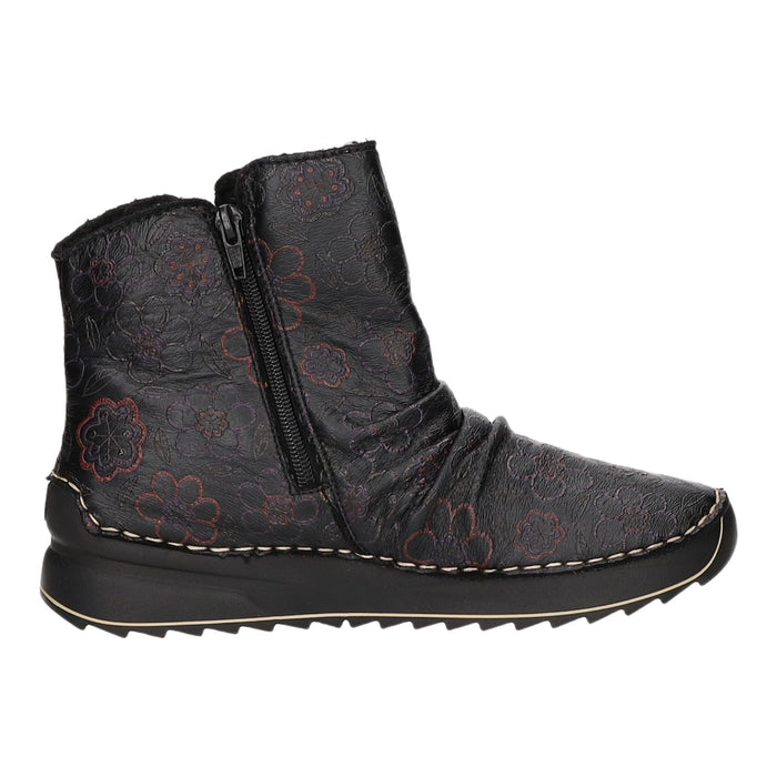 Rieker Schlupf-/Reißverschlußstiefelette Warmfutter bis 35mm Absatz (casual)