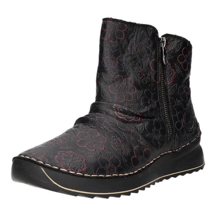 Rieker Schlupf-/Reißverschlußstiefelette Warmfutter bis 35mm Absatz (casual)