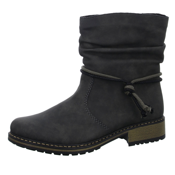 Rieker Schlupf-/Reißverschlußstiefelette Warmfutter bis 35mm Absatz (casual) - SchuhEggers.de