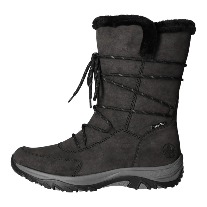 Rieker Schlupf-/Reißverschlußstiefelette Warmfutter bis 35mm Absatz (casual) - SchuhEggers.de