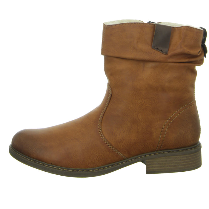 Rieker Schlupf-/Reißverschlußstiefelette Warmfutter bis 35mm Absatz (casual) - SchuhEggers.de