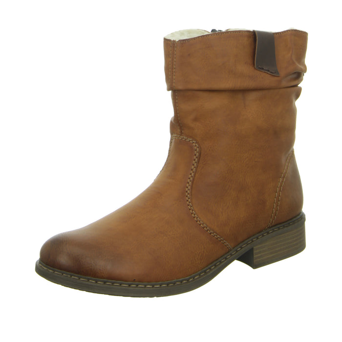Rieker Schlupf-/Reißverschlußstiefelette Warmfutter bis 35mm Absatz (casual) - SchuhEggers.de