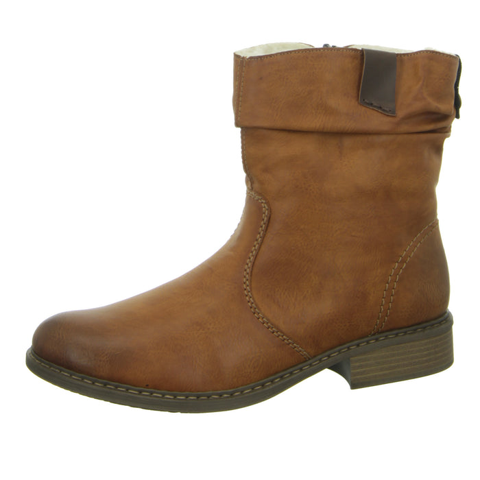Rieker Schlupf-/Reißverschlußstiefelette Warmfutter bis 35mm Absatz (casual) - SchuhEggers.de