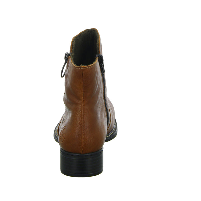 Rieker Schlupf-/Reißverschlußstiefelette Warmfutter bis 35mm Absatz (casual)