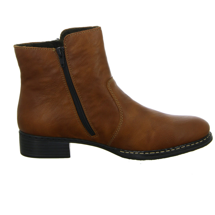 Rieker Schlupf-/Reißverschlußstiefelette Warmfutter bis 35mm Absatz (casual)