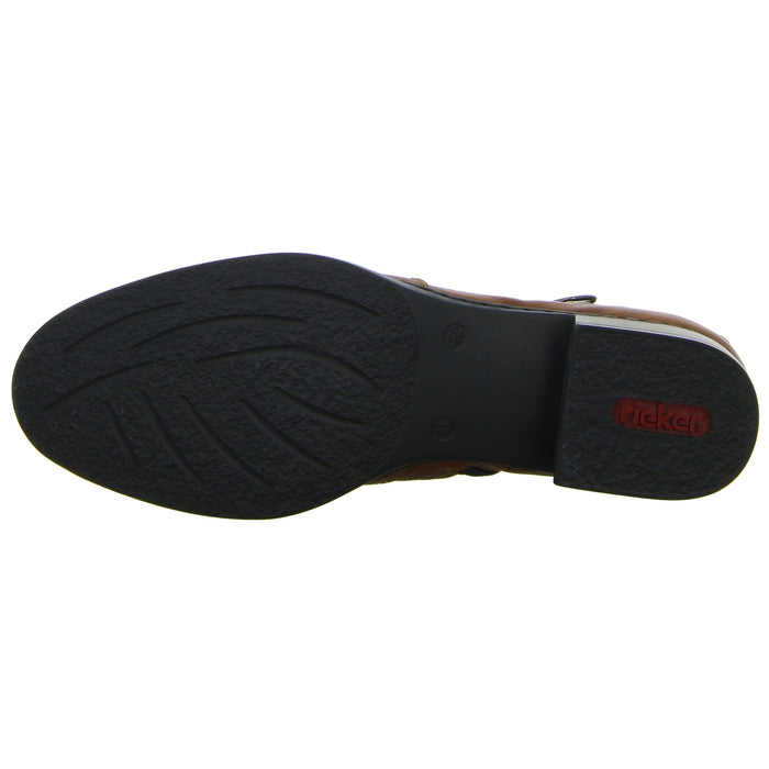 Rieker Schlupf-/Reißverschlußstiefelette Warmfutter bis 35mm Absatz (casual)