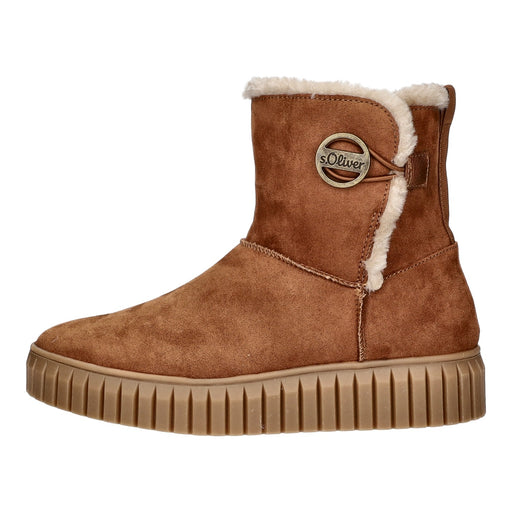 s.Oliver Schlupf-/Reißverschlußstiefelette Warmfutter bis 35mm Absatz (casual) - SchuhEggers.de