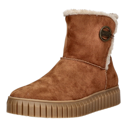 s.Oliver Schlupf-/Reißverschlußstiefelette Warmfutter bis 35mm Absatz (casual) - SchuhEggers.de