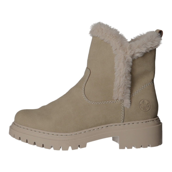 Rieker Schlupf-/Reißverschlußstiefelette Warmfutter bis 35mm Absatz (casual) - SchuhEggers.de