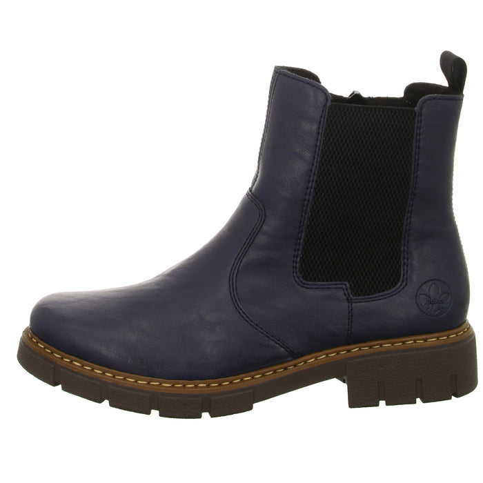 Rieker Schlupf-/Reißverschlußstiefelette Warmfutter bis 35mm Absatz (casual) - SchuhEggers.de