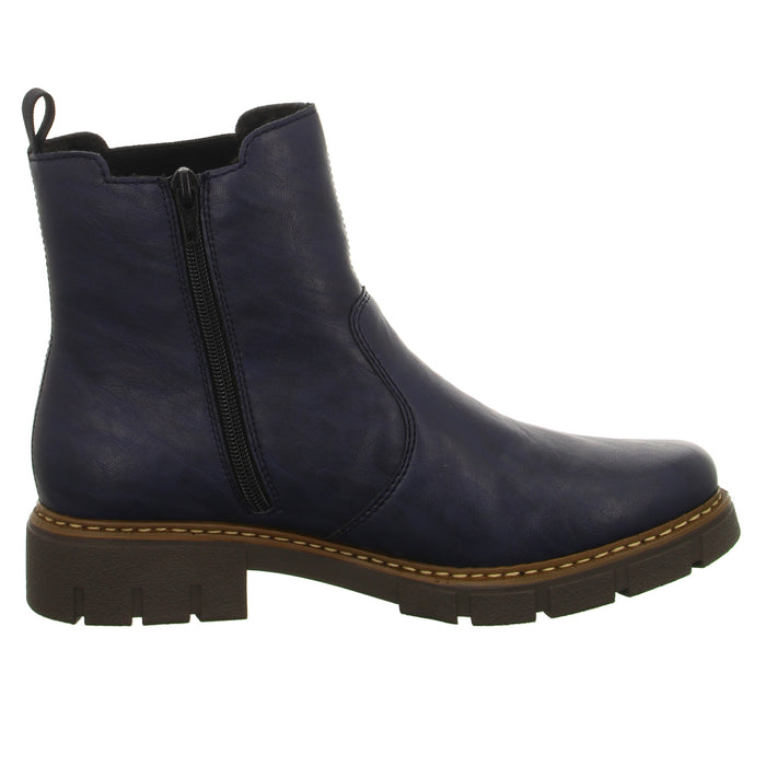 Rieker Schlupf-/Reißverschlußstiefelette Warmfutter bis 35mm Absatz (casual) - SchuhEggers.de