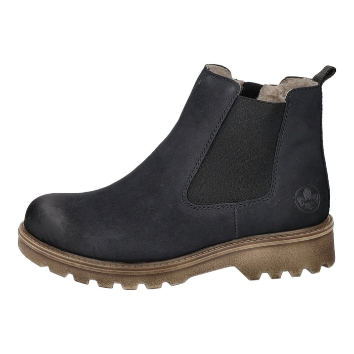 Rieker Schlupf-/Reißverschlußstiefelette Warmfutter bis 35mm Absatz (casual) - SchuhEggers.de