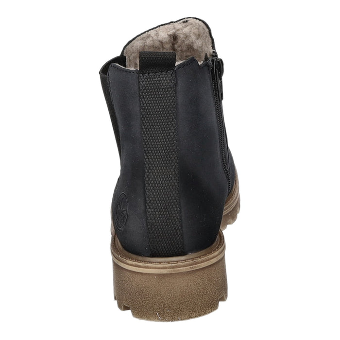 Rieker Schlupf-/Reißverschlußstiefelette Warmfutter bis 35mm Absatz (casual) - SchuhEggers.de