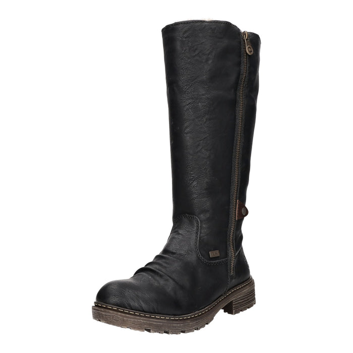 Rieker Langschaftstiefel Warmfutter bis 35mm Absatz (casual) - SchuhEggers.de