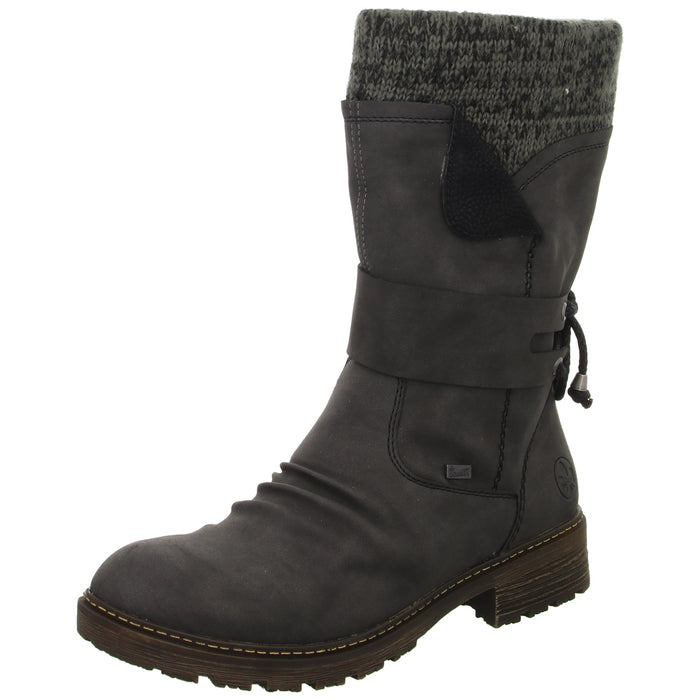 Rieker Langschaftstiefel Warmfutter bis 35mm Absatz (casual) - SchuhEggers.de