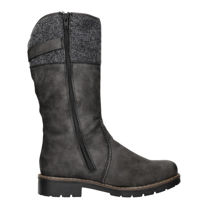 Rieker Langschaftstiefel Warmfutter bis 35mm Absatz (casual) - SchuhEggers.de