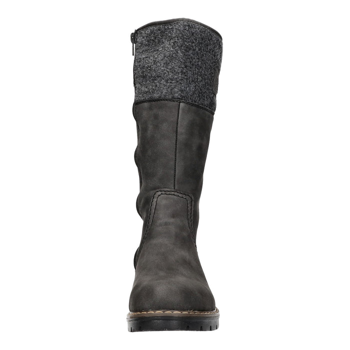 Rieker Langschaftstiefel Warmfutter bis 35mm Absatz (casual) - SchuhEggers.de