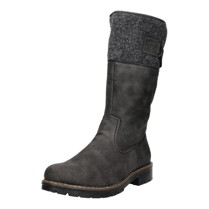Rieker Langschaftstiefel Warmfutter bis 35mm Absatz (casual) - SchuhEggers.de