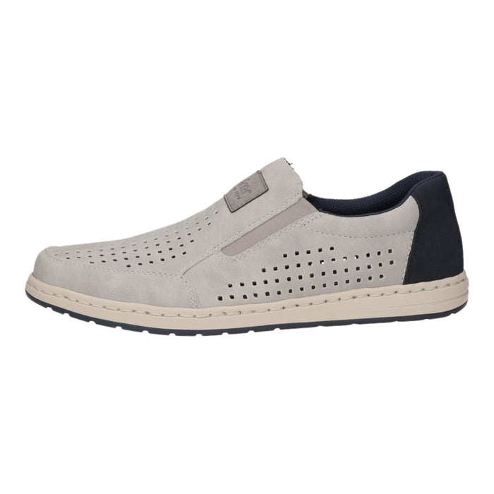 Rieker Slipper/Kletthalbschuh luftdurchlässig (durchbrochenes/geflochtenes Obermaterial) - SchuhEggers.de