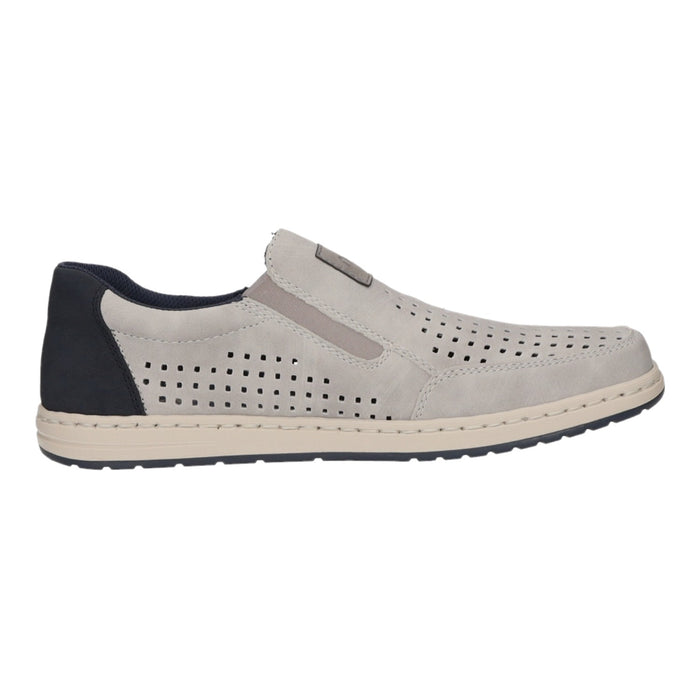 Rieker Slipper/Kletthalbschuh luftdurchlässig (durchbrochenes/geflochtenes Obermaterial) - SchuhEggers.de