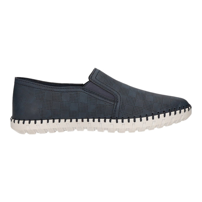 Rieker Slipper/Kletthalbschuh luftdurchlässig (durchbrochenes/geflochtenes Obermaterial) - SchuhEggers.de