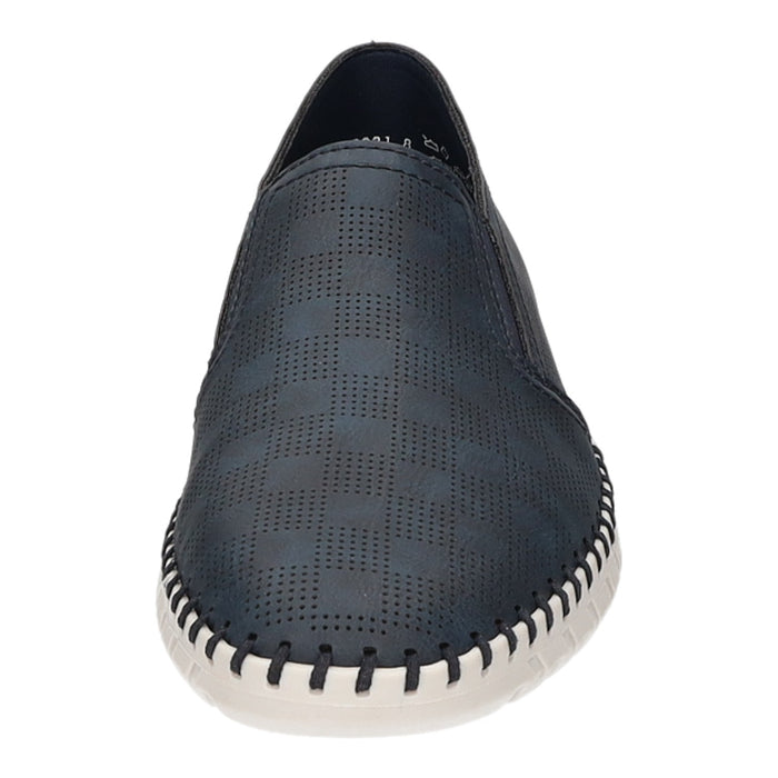 Rieker Slipper/Kletthalbschuh luftdurchlässig (durchbrochenes/geflochtenes Obermaterial) - SchuhEggers.de