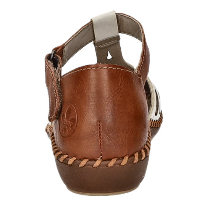 Rieker Slipper/Kletthalbschuh luftdurchlässig (durchbrochenes/geflochtenes Obermaterial) - SchuhEggers.de