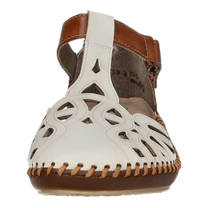 Rieker Slipper/Kletthalbschuh luftdurchlässig (durchbrochenes/geflochtenes Obermaterial) - SchuhEggers.de
