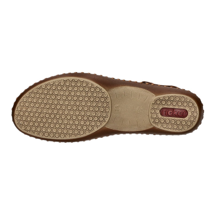 Rieker Slipper/Kletthalbschuh luftdurchlässig (durchbrochenes/geflochtenes Obermaterial) - SchuhEggers.de